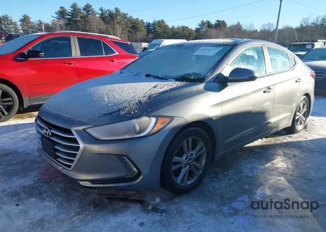 2017 Hyundai Elantra Value Edition из США, поврежденный, VIN KMHD84LF5HU368921